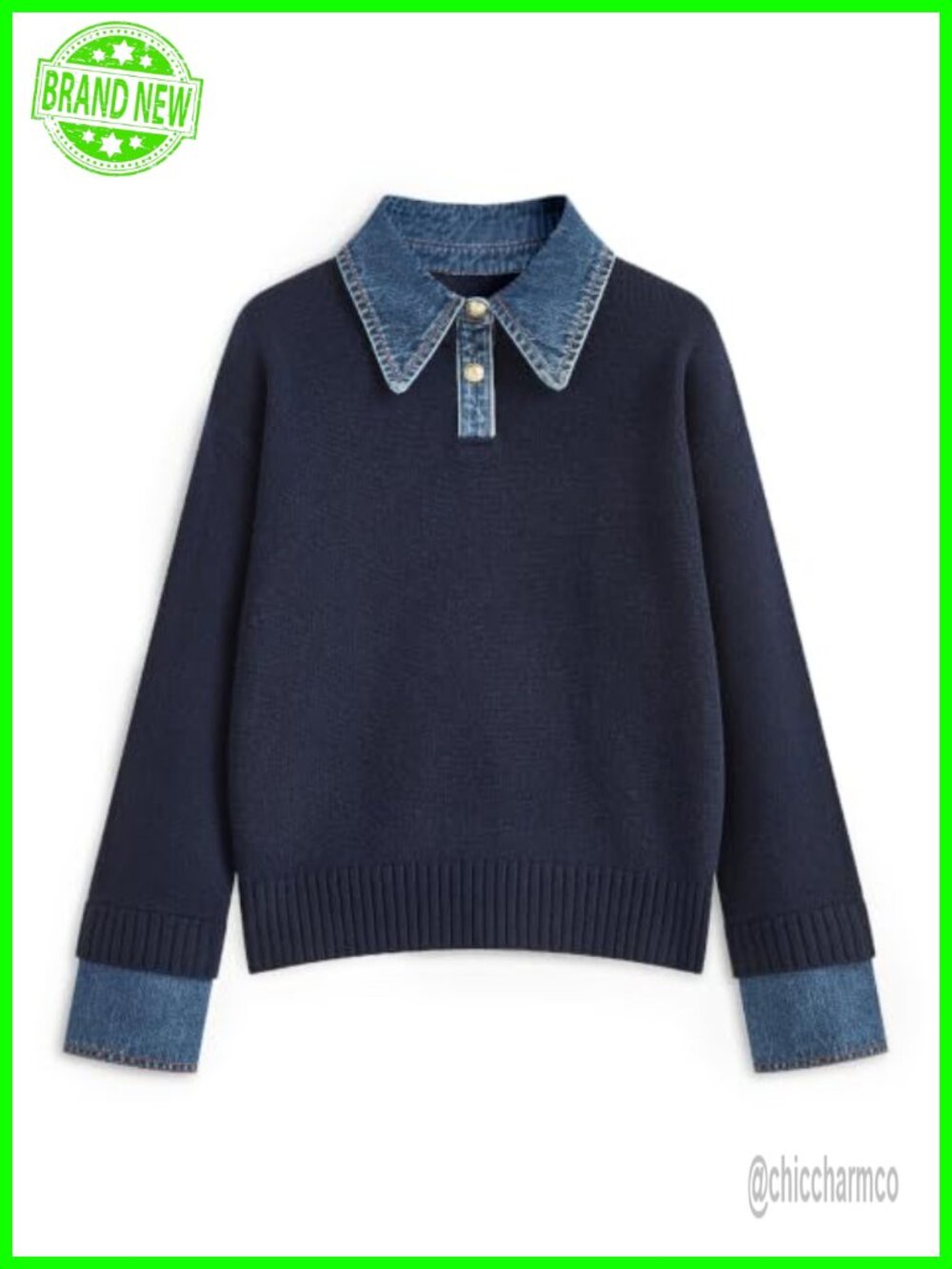 Oversized Knit Sweater Women Viscose Blend Long Sleeve Pullover